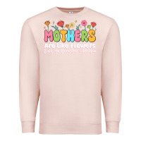 Pale Pink mothers are like flowers Premium Sweatshirt - JahusDesignShop
