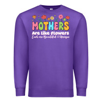 Purple mothers are like flowers Premium Sweatshirt - JahusDesignShop