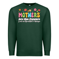 Sports Green mothers are like flowers Premium Sweatshirt - JahusDesignShop
