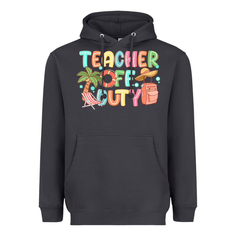 Teacher Off Duty Summer Heavyweight Hoodie by JahusDesignShop | Teevron