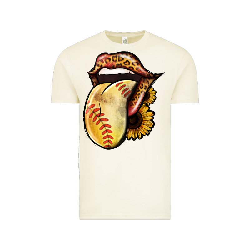 Softball Tongue Vintage Tee by Jasminsmagicworld | Teevron