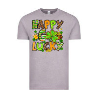 Vintage Zinc St. Patrick's Happy go lucky Vintage Tee - OliviaCreatesArt