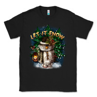 Black let it snow Classic Tee - CowGirlArtShop
