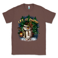 Chestnut let it snow Classic Tee - CowGirlArtShop