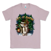 Lilac let it snow Classic Tee - CowGirlArtShop