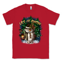 Red let it snow Classic Tee - CowGirlArtShop