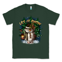 Sports Green let it snow Classic Tee - CowGirlArtShop