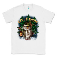 White let it snow Classic Tee - CowGirlArtShop