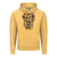 Vintage Mustard mardi gras crawfish Vintage Hoodie - FaDigitalArtStudio
