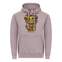 Vintage Zinc mardi gras crawfish Vintage Hoodie - FaDigitalArtStudio