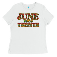 White Juneteenth 1865 Ladies Tee - HowdyJamesFarm