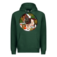 Sports Green hampshire sow pig christmas Premium Hoodie - LillyAllenDesigns