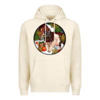 Tofu hampshire sow pig christmas Premium Hoodie - LillyAllenDesigns