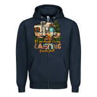 Navy if i am drunk its my camping friends fault Zipper Hoodie - AdoDesignShop