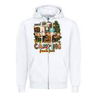 White if i am drunk its my camping friends fault Zipper Hoodie - AdoDesignShop