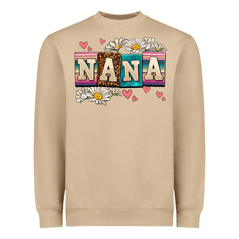 Daisy Nana Heavyweight Sweatshirt by AdoDesignShop | Teevron