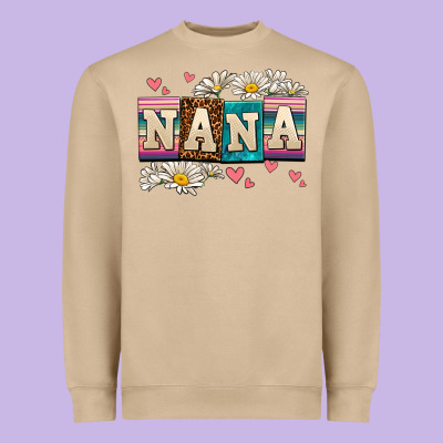 Daisy Nana Heavyweight Sweatshirt Designed By Adodesignshop