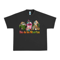 Pigment Black Mexican Día De Los Muertos Coffee Cups Urban Heavy Tee - FaDigitalArtStudio
