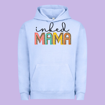 Inked Mama Artistshot Urban Hoodie Designed By Jahusdesignshop
