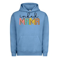 Pigment Pebble Blue inked mama artistshot Urban Hoodie - JahusDesignShop