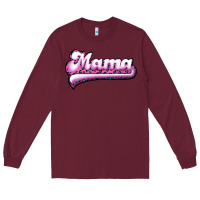 Burgundy Mama Leopard Long Sleeve Tee - RanaPortraitStore