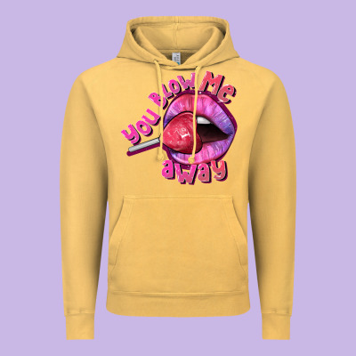 You Blow Me Away Valentines Day Vintage Hoodie Designed By Fadigitalartstudio