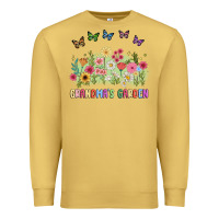 Antique Gold grandma garden birth month flower Premium Sweatshirt - JahusDesignShop