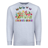 Heather Grey grandma garden birth month flower Premium Sweatshirt - JahusDesignShop