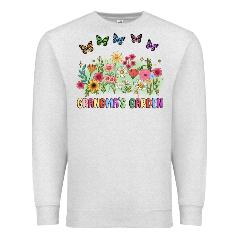 Grandma Garden Birth Month Flower Premium Sweatshirt by JahusDesignShop | Teevron