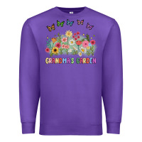 Purple grandma garden birth month flower Premium Sweatshirt - JahusDesignShop