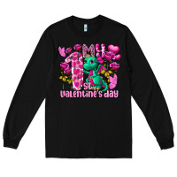 Black my first valentine's day dragon Long Sleeve Tee - FaDigitalArtStudio
