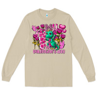 Mushroom my first valentine's day dragon Long Sleeve Tee - FaDigitalArtStudio