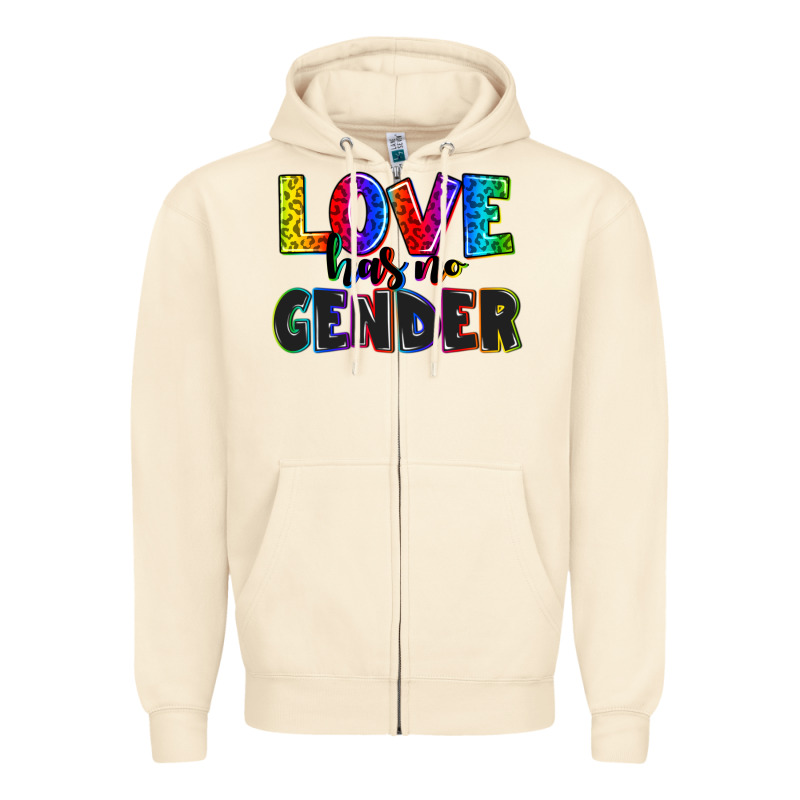 Love Has No Gender Zipper Hoodie by AdoDesignShop | Teevron