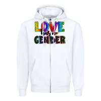 White love has no gender Zipper Hoodie - AdoDesignShop