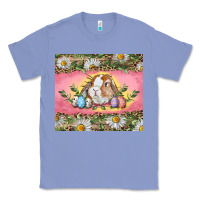 Colony Blue Easter bunny and eggs Classic Tee - RanaPortraitStore