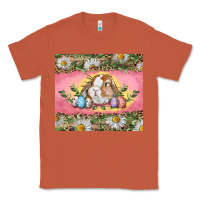 Copper Easter bunny and eggs Classic Tee - RanaPortraitStore