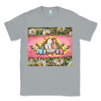Heather Grey Easter bunny and eggs Classic Tee - RanaPortraitStore