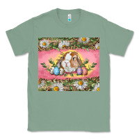 Sage Easter bunny and eggs Classic Tee - RanaPortraitStore