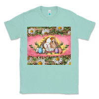 Seafoam Easter bunny and eggs Classic Tee - RanaPortraitStore