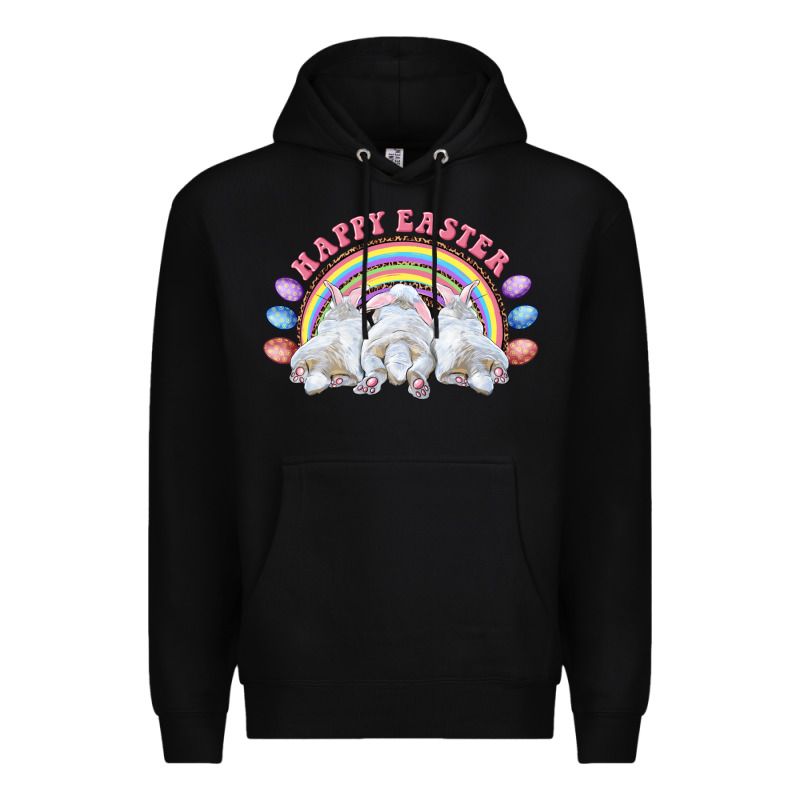 Happy Easter Bunny Tails Premium Hoodie by RanaPortraitStore | Teevron