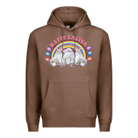 Chestnut Happy easter bunny tails Premium Hoodie - RanaPortraitStore
