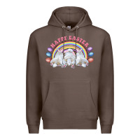 Coffee Happy easter bunny tails Premium Hoodie - RanaPortraitStore
