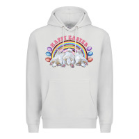 Dove Grey Happy easter bunny tails Premium Hoodie - RanaPortraitStore