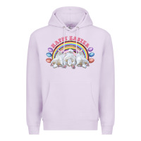 Lilac Happy easter bunny tails Premium Hoodie - RanaPortraitStore