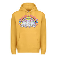 Mustard Happy easter bunny tails Premium Hoodie - RanaPortraitStore