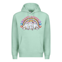 Seafoam Happy easter bunny tails Premium Hoodie - RanaPortraitStore