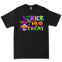 Black trick or treat gnome Premium Tee - CowGirlArtShop