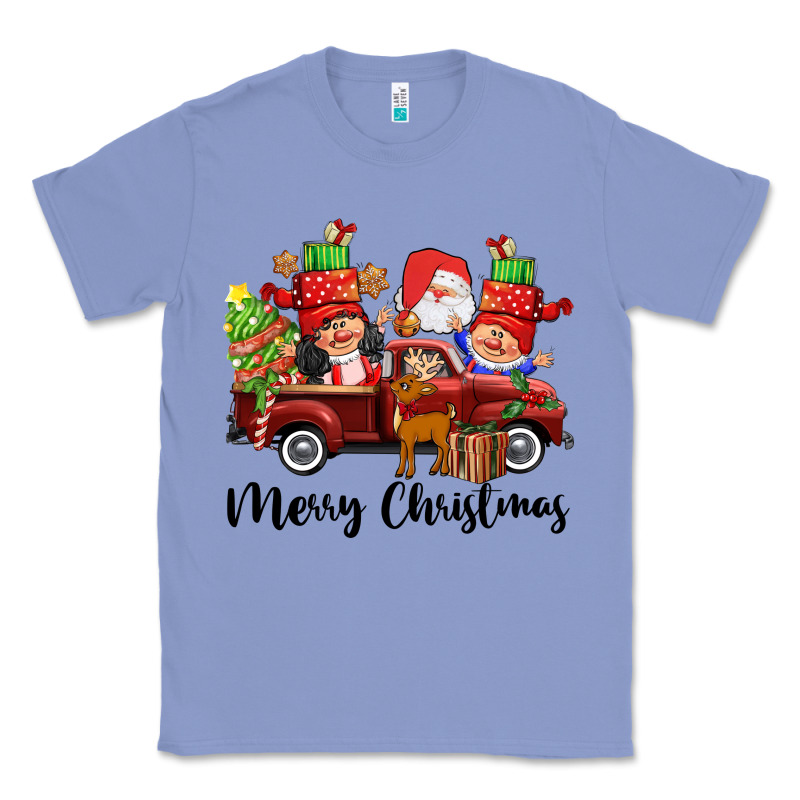 Merry Christmas Truck Gnomies Classic Tee by CowGirlArtShop | Teevron