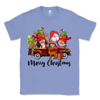 Colony Blue merry christmas truck gnomies Classic Tee - CowGirlArtShop