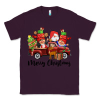 Plum merry christmas truck gnomies Classic Tee - CowGirlArtShop
